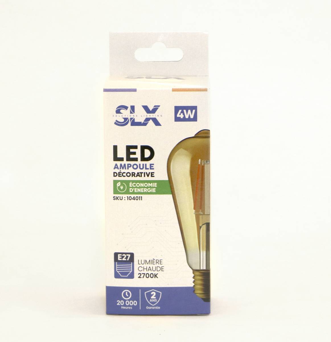 Ampoule verre ambré - 4W ST64 E27 2700K - Grossiste dans toute l'Afrique